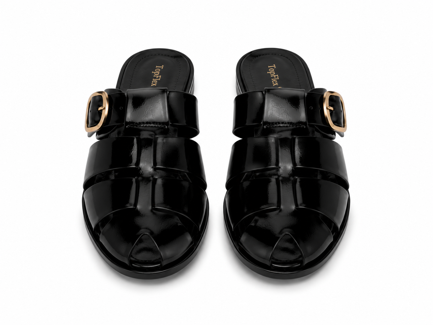 Capri Buckle Mule