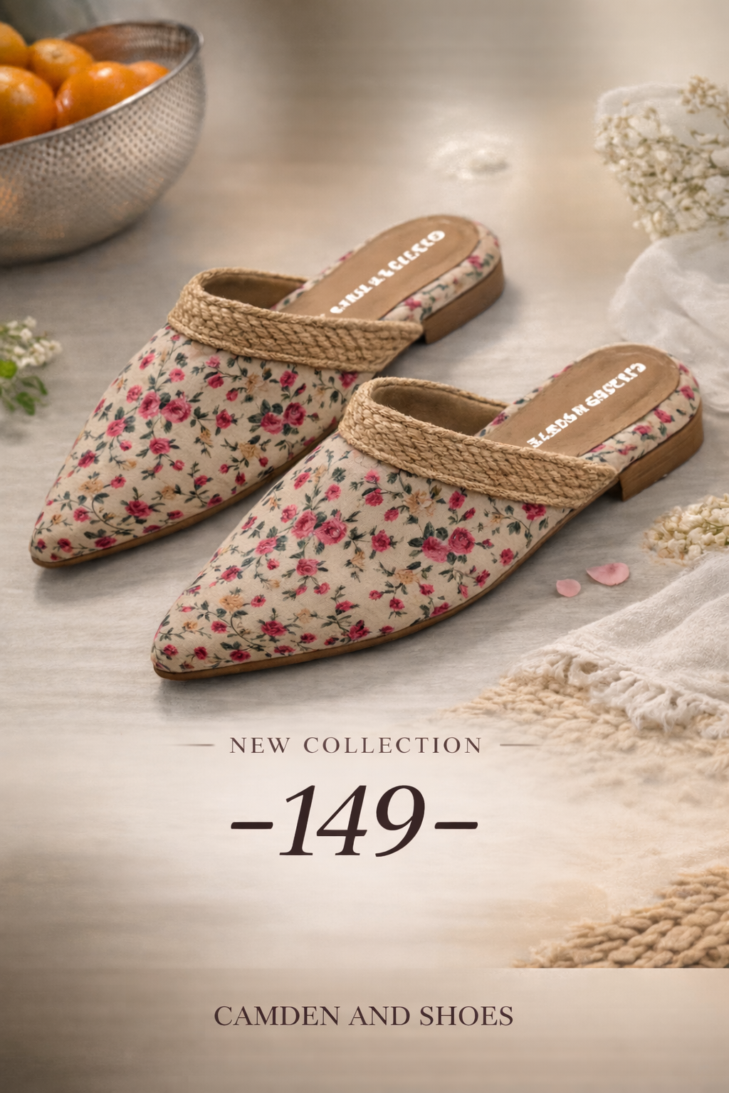 Floral Garden Mule