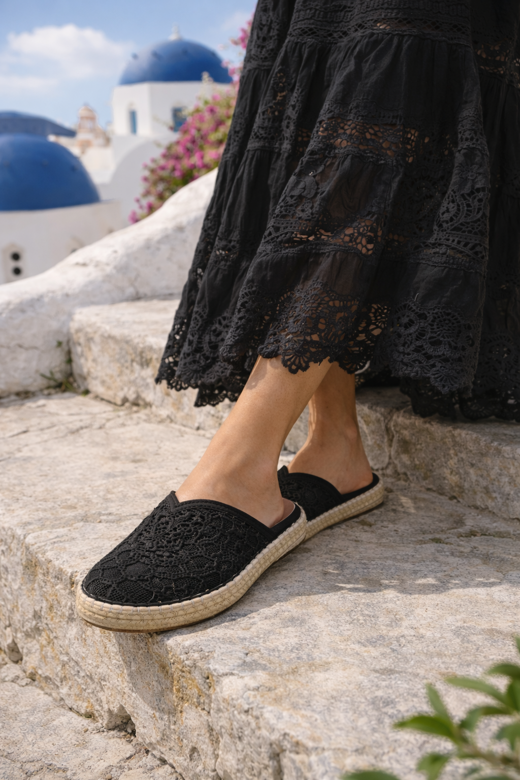 Lace Breeze Mule