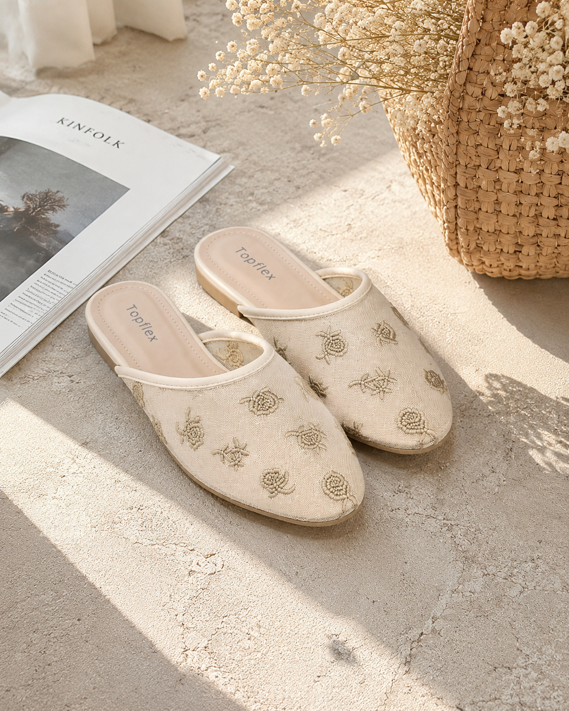 Flora Mesh Mule