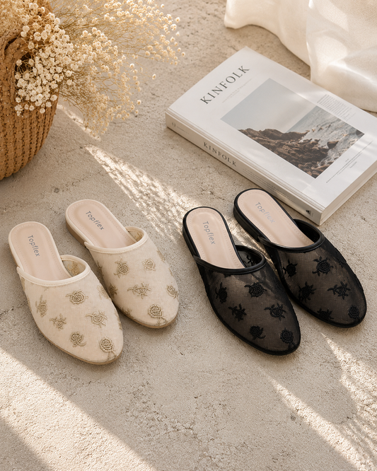 Flora Mesh Mule