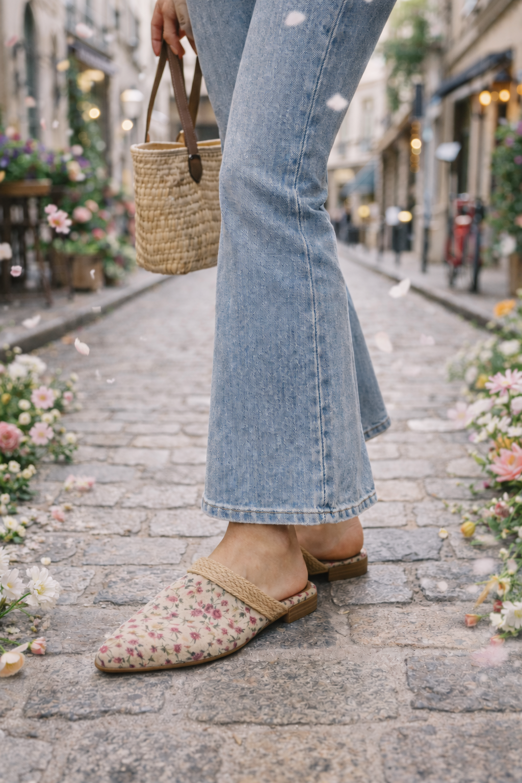 Floral Garden Mule